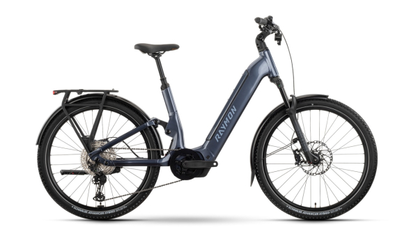 E-Bike Pedelec Raymon "Tavano Ultra" Wave - smokeblue